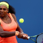Serena Williams, durante las semifinales del Abierto de EEUU contra Roberta Vinci, el 11 de septiembre, el último partido disputado por la estadounidense.-AFP / CLIVE BRUNSKILL