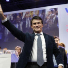 Manuel Valls el 13 de diciembre, en un acto de presentación a su candidatura.-FERRAN NADEU