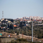 Colonías israelís cerca de la ciudad de Nablús, en Cisjordania.-JAAFAR ASHTIYEH / AFP