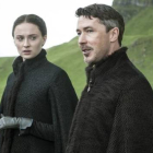 Sophie Turner y Aidan Gillen, en la quinta entrega de 'Juego de tronos'.-Foto: HBO