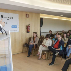 Javier Lacalle en el cierre de campaña con militantes del PP.-SANTI OTERO