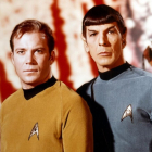 El capitán Kirk (William Shatner), y el doctor Spock (Leonard Nimoy), pilares de la serie original de la franquicia 'Star Trek'.-