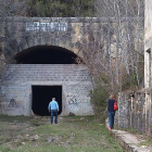 El túnel de La Engaña, que conecta Cantabria y la provincia de Burgos, podría convertirse en vía verde gracias al apoyo de Castilla y León y Cantabria.-ECB