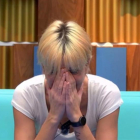 Bárbara, visiblemente afectada, en una imagen de 'Gran hermano'.-MEDIASET
