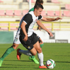 José Fran durante el choque que disputó el Burgos ante el Guijuelo en El Plantío.-ISRAEL L. MURILLO