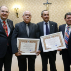 López Gómez, Giménez Rico, Delibes de Castro y Rico, de i. a d.-Raúl Ochoa