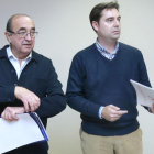 Fernández Santos y De la Rosa en una convocatoria de prensa.-RAÚL G. OCHOA