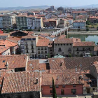 La zona ‘Ebro-Entrevías’ de Miranda de Ebro se delimita por el río Ebro y la línea férrea Madrid-Irún.-ISRAEL L. MURILLO