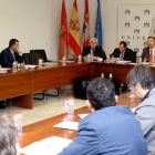 Reunión del patronato de la Fundación General de la Universidad de Burgos, presidido por el rector.-ECB