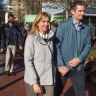 Iñaki Urdangarin, con Cristina, en Vitoria.-EFE / DAVID AGUILAR