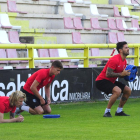 Imagen del primer entrenamiento de la temporada para el Burgos CF.-ISRAEL L. MURILLO