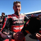 Álvaro Bautista (Ducati) volvió a repetir, en Tailandia, el mismo triplete de Australia.-WORLD SBK.COM