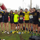 Componentes del equipo Solorunners Burgos Evolución que se proclamó campeón regional por escuadras-ECB
