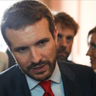 El presidente del PP, Pablo Casado, en una imagen del 19 de agosto.-EUROPAPRESS / JESUS HELLIN