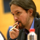 El líder de Podemos, Pablo Iglesias.-DAVID CASTRO