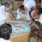 Durante el campamento se organizan actividades como los juegos.-ECB
