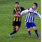Uxío Marcos en un encuentro en su etapa con el Deportivo de la Coruña.-
