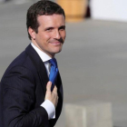 Pablo Casado llega al Congreso.-JUANJO MARTÍN / EFE