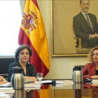 Mesa del Congreso, presidida por Meritxell Batet.-JOSÉ LUIS ROCA