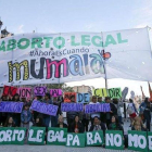 Protestas sociales en Argentina para lograr la despenalización del aborto.-EUROPA PRESS