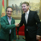 Ignacio del Río (hijo) y Javier Lacalle.-RAÚL G. OCHOA