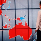'Si es un perro te muerde'. Fran Nicolás tenía delante Australia pero no supo identificarla en el mapa.-TELECINCO