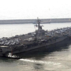 Portaviones nuclear Carl Vinson de EEUU.-EFE