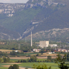 Imagen del Valle de Tobalina con la central nuclear en el centro de la fotografía.-ISRAEL L. MURILLO