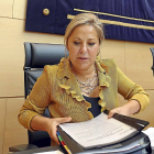 Rosa Valdeón en la Comisión de las Cortes-Ical