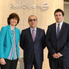 Raquel Blázquez, Rodrigo Galán y Javier Trillo presentaron  los resultados.-ECB
