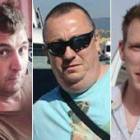 Las víctimas de John. De izquierda a derecha, James Folley, Steven Sotloff, David Hainess, Alan Henning, Peter Kassig, Haruna Yukawa y Kenji Goto.-