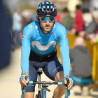 CarlosBarbero, durante una prueba de la presente temporada.-MOVISTAR TEAM