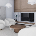 Imagen del salón de los áticos de la nueva residencia de Caleruega