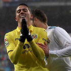 El centrocampista del Villarreal Pablo Fornals, autor del gol de la victoria del equipo amarillo.-EFE