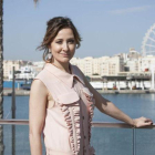 Nathalie Poza, en el festival de Málaga, donde presenta 'No sé decir adiós'.-JESÚS DOMÍNGUEZ