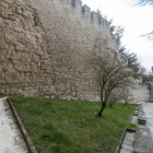 La muralla de Burgos en las inmediaciones del Arco de San Martín adolece de conservación. SANTI OTERO