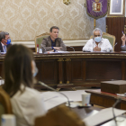 Instante del Pleno ordinario de la Diputación celebrado hoy. SANTI OTERO