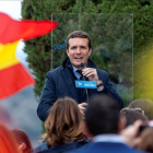 El líder del PP, Pablo Casado, en un acto público en Toledo.-EFE / ISMAEL HERRERO