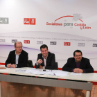 El secretario del PSCyL-PSOE, Luis Tudanca, se reúne con representantes de organizaciones agrarias de la Comunidad-Ical