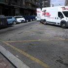 Zona de carga y descarga en Gamonal. TOMÁS ALONSO