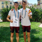 Jesús Gómez y Dani Arce llegaron a Tarragona el pasado lunes-ECB