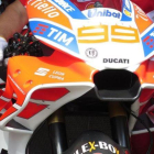 Esta es la nueva y aparatosa cúpula de la Ducati de Jorge Lorenzo.-EMILIO PÉREZ DE ROZAS