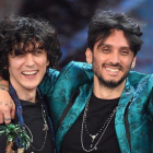 Ermal Meta y Fabrizio Moro (derecha), ganadores el Festival de San Remo y representantes de Italia en Eurovisión-CLAUDIO ONORATI
