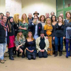Parte de los 60 artistas de diferentes disciplinas que conforman el heterogéneo grupo de Entredessiguales-ECB