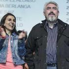 Gloria Bañeres y José Ignacio Delgado durante un acto de Ciudadanos en Burgos.-SANTI OTERO