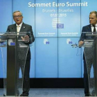 Europa da la última oportunidad a Grecia para evitar salir del euro dándole un plazo de cinco días para que presente propuestas, en una cumbre extraordinaria en la que han asistido los líderes europeos.-Foto: EFE