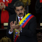 Nicolas Maduro asiste a la ceremonia de apertura al año judicial  en Caracas  Venezuela.-EFE Cristian Hernandez / EFE