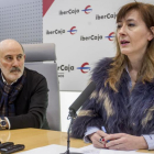Antonio Blanco y Belén Marticorena en la presentación de la feria de excedentes.-SANTI OTERO