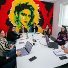 Reunión de trabajo en Geotelecom durante la época de mayor actividad en el e-commerce, el Black Friday. TOMÁS ALONSO