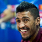Paulinho, durante una rueda de prensa.-JORDI COTRINA